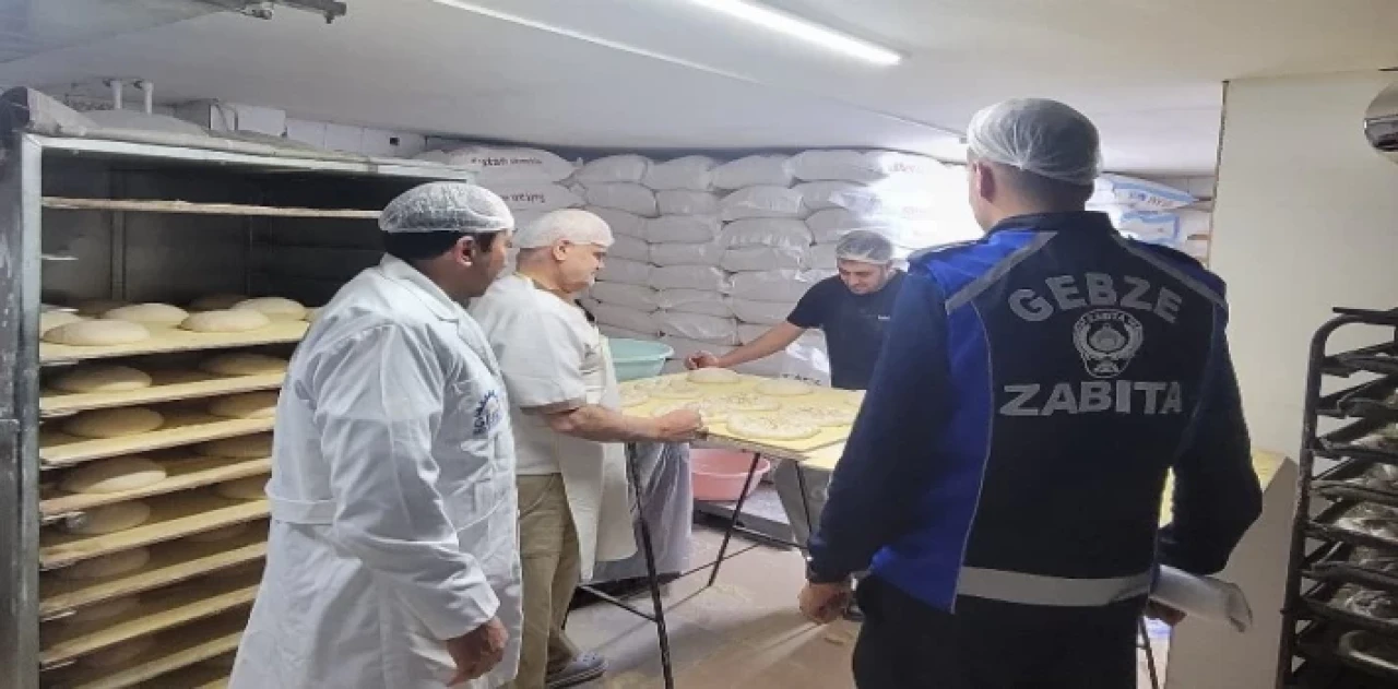 Gebze Zabıtası’ndan fırın denetimlerine devam