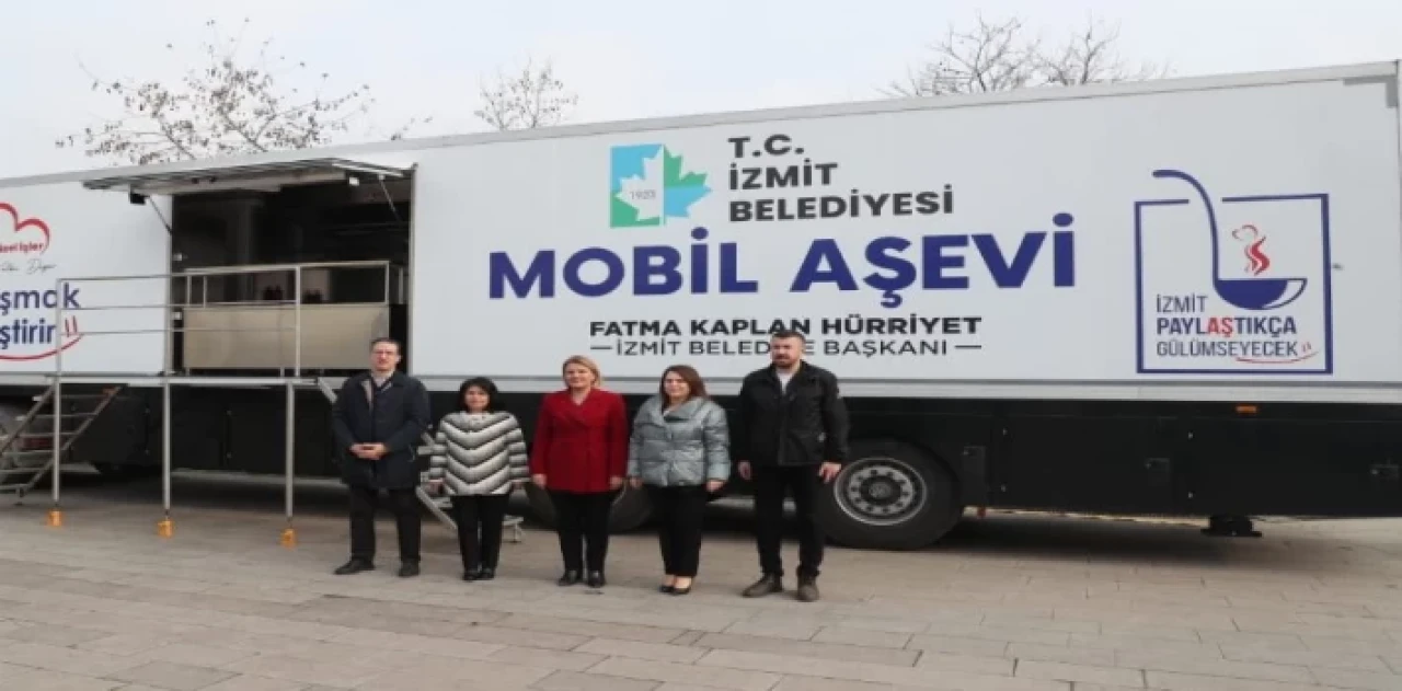 İzmit’te Mobil Aşevi’nden iftar hazırlığı