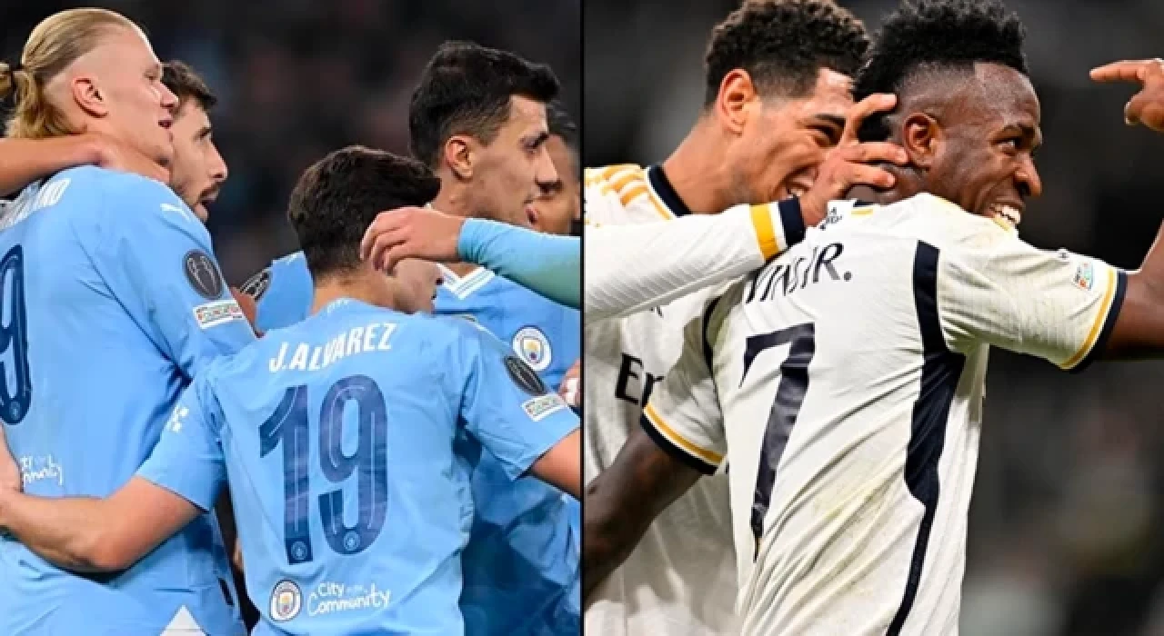 Manchester City ve Real Madrid, UEFA Şampiyonlar Ligi'nde çeyrek finale yükseldi