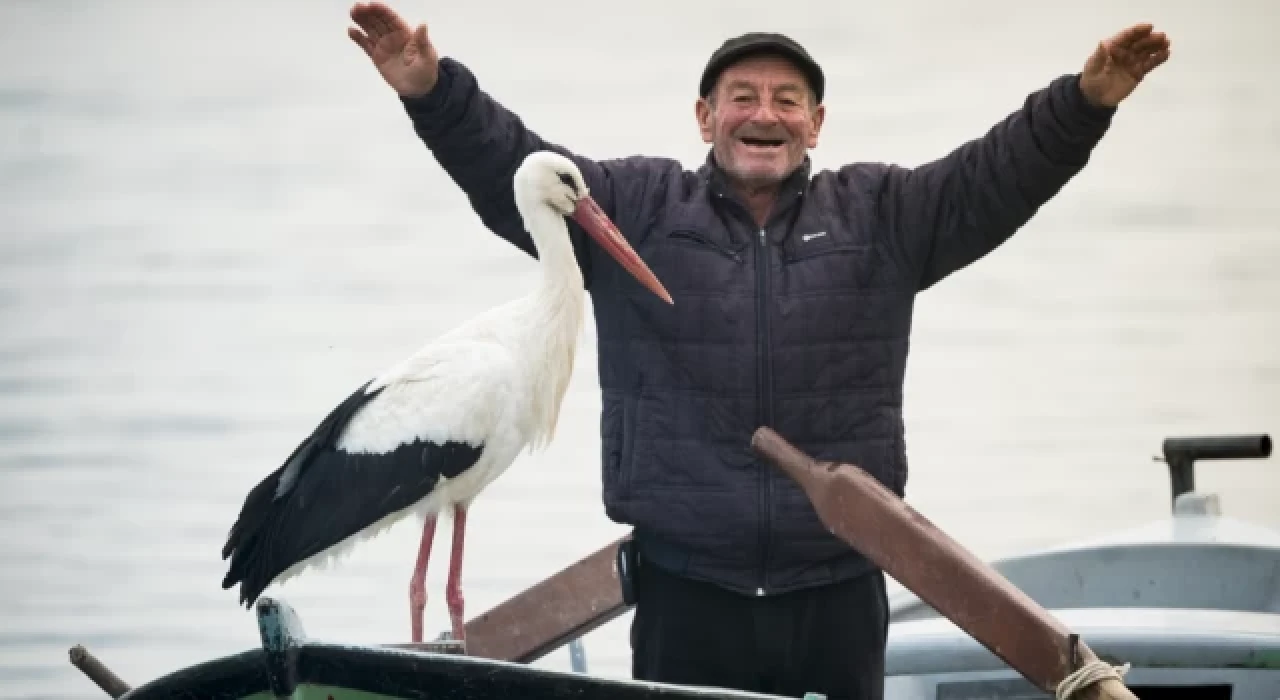 Yaren leylek bu yılda Adem Yılmaz'ı unutmadı