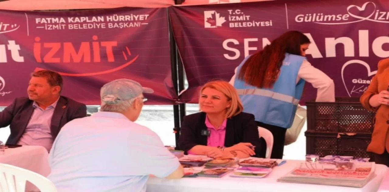 Başkan Hürriyet vatandaşı ’Sen Anlat İzmit’ programında dinliyor