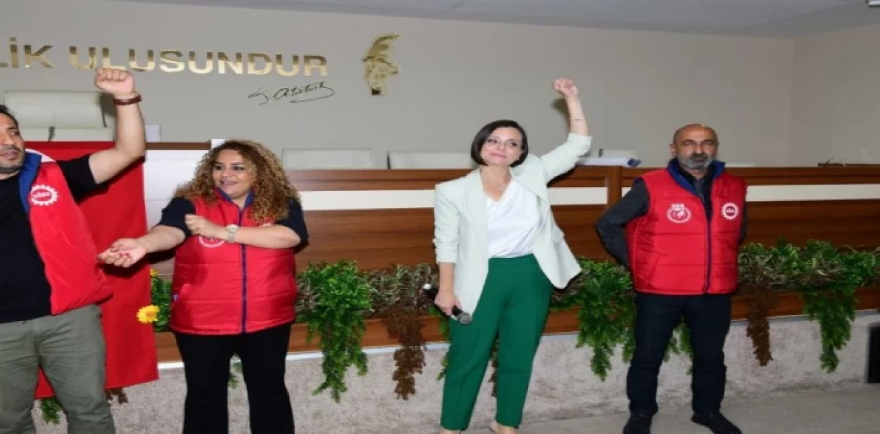 Başkan Kınay: ”Bugün salonlarda yarın alanlarda olacağız”