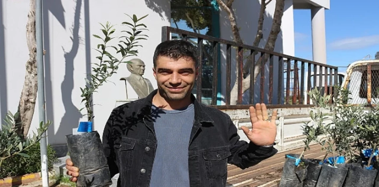 Büyükşehir’den Serik’e zeytin fidesi desteği