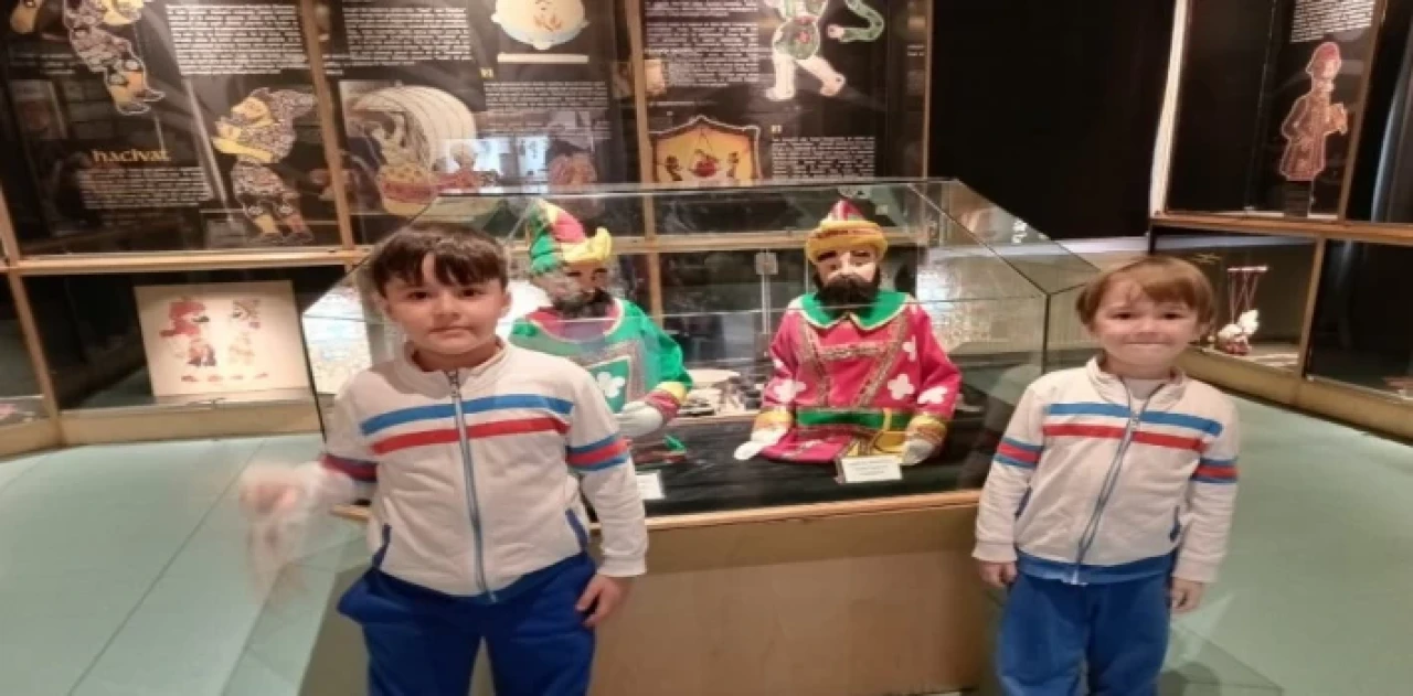Karagöz Müzesi’nin  küçük konukları