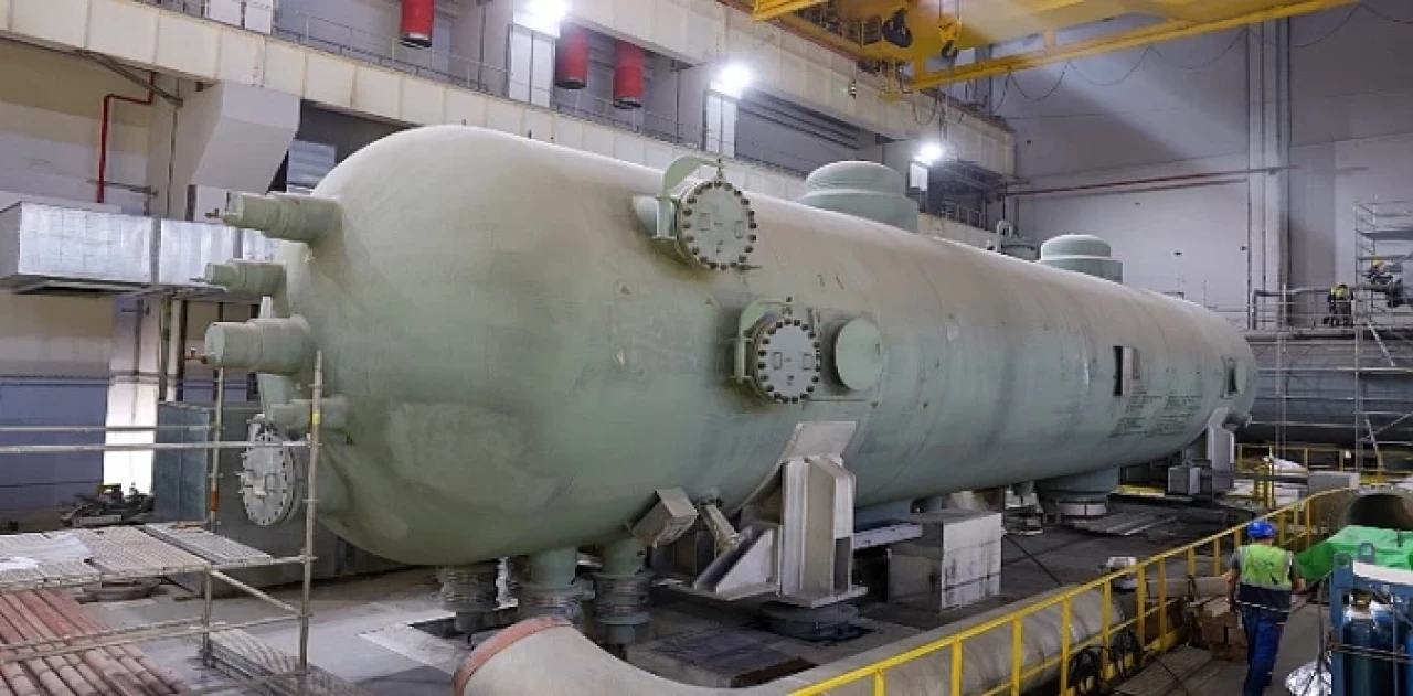 Akkuyu NGS’nin 1’İnci Ünitesinde Buhar Kızdırıcı - Ayırıcıların Montajı Tamamlandı