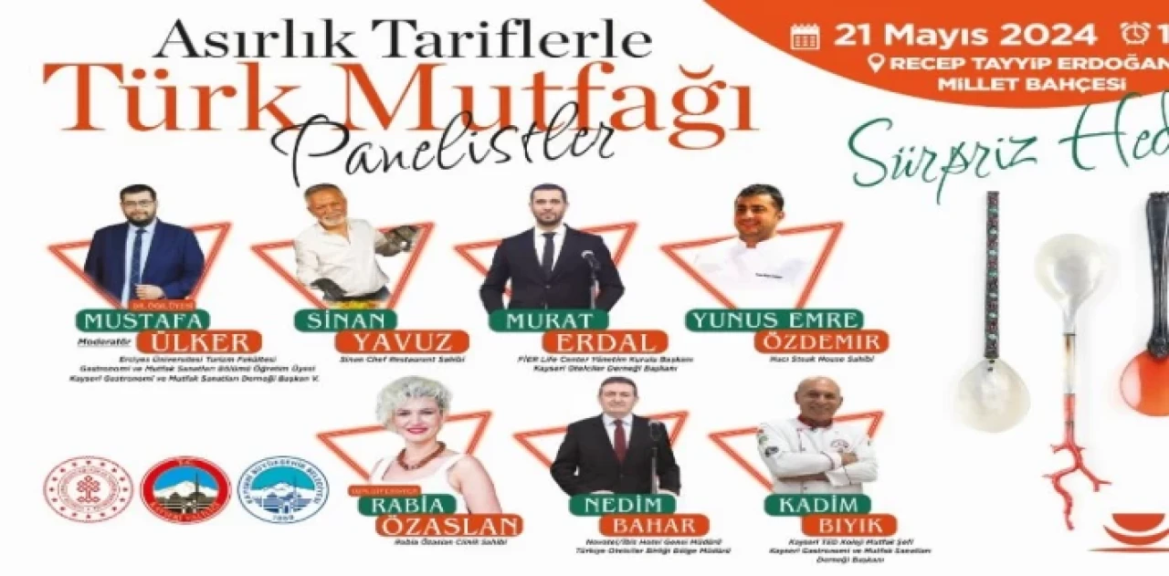 Kayseri’de ‘Asırlık Tariflerle Türk Mutfağı’ Paneli