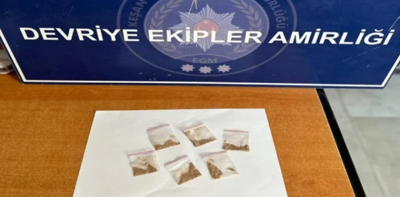 Keşan’da uyuşturucu operasyonlarında 3 gözaltı!