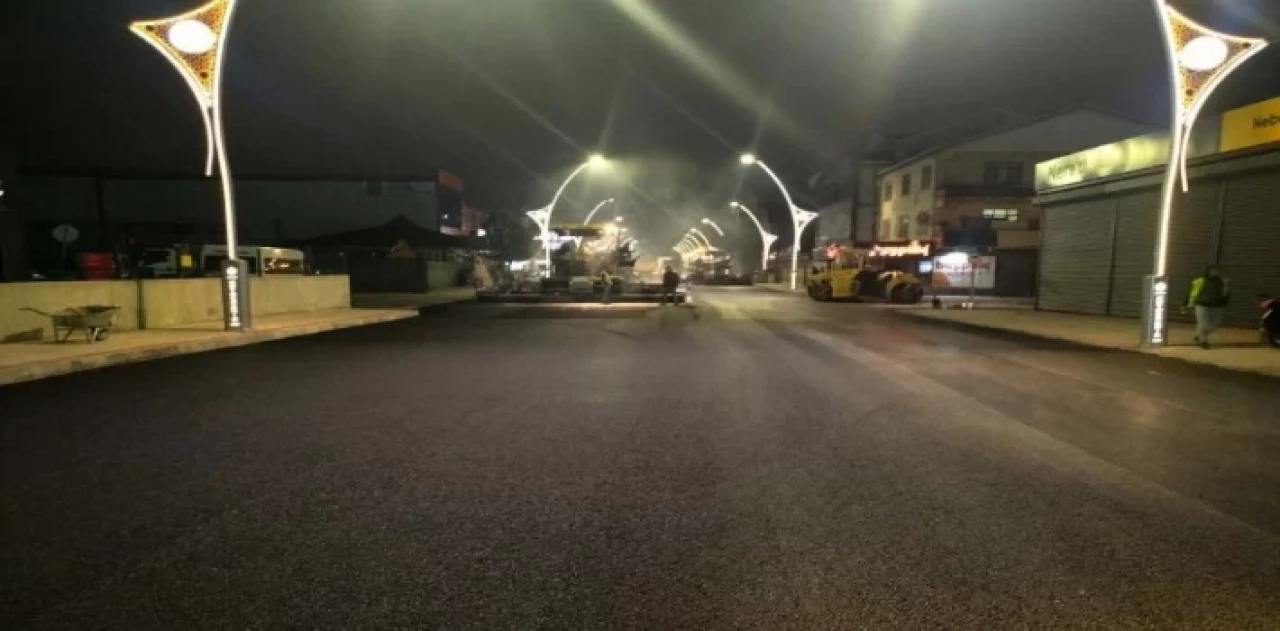 Kocaeli’de Kartepe Menderes Bulvarına yeni üstyapı