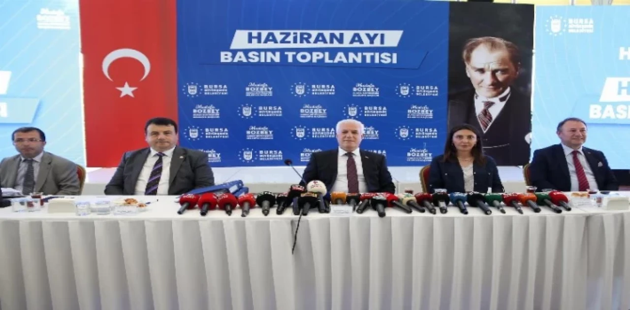 Başkan Bozbey’den ikinci basın buluşması...  Bursalılara yeni müjdeler