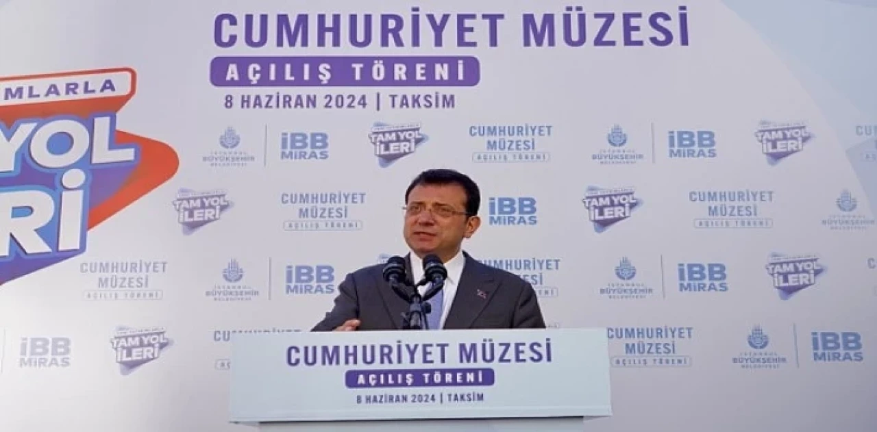 Ekrem İmamoğlu: İBB, Osmanlı su mirası Taksim Maksemi’ni 'Cumhuriyet Müzesi’ne dönüştürdü