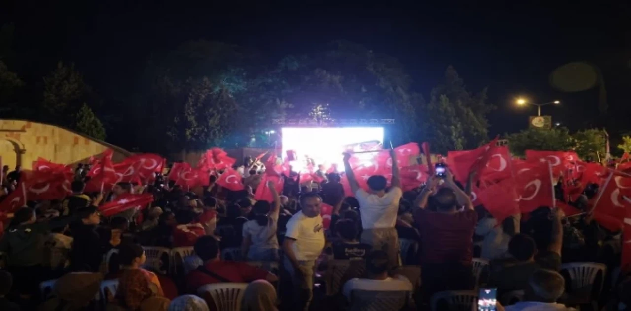 Nevşehir’de milli takım coşkusu yaşandı