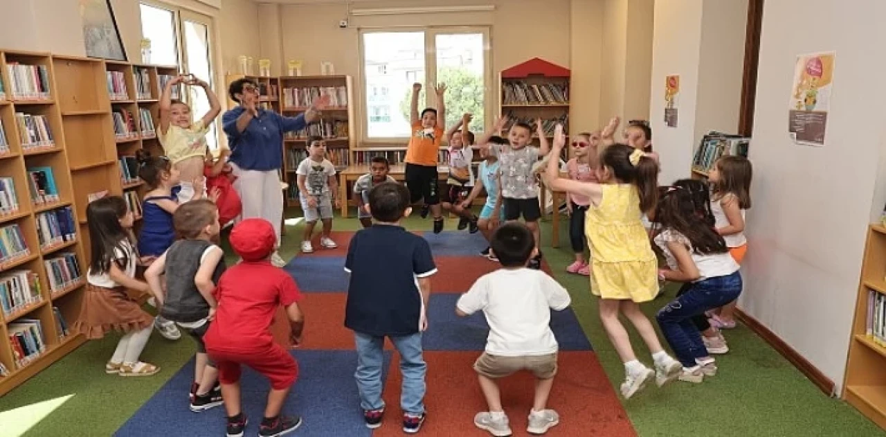 Yaz tatilini Nilüfer’in kütüphanelerinde geçiriyorlar