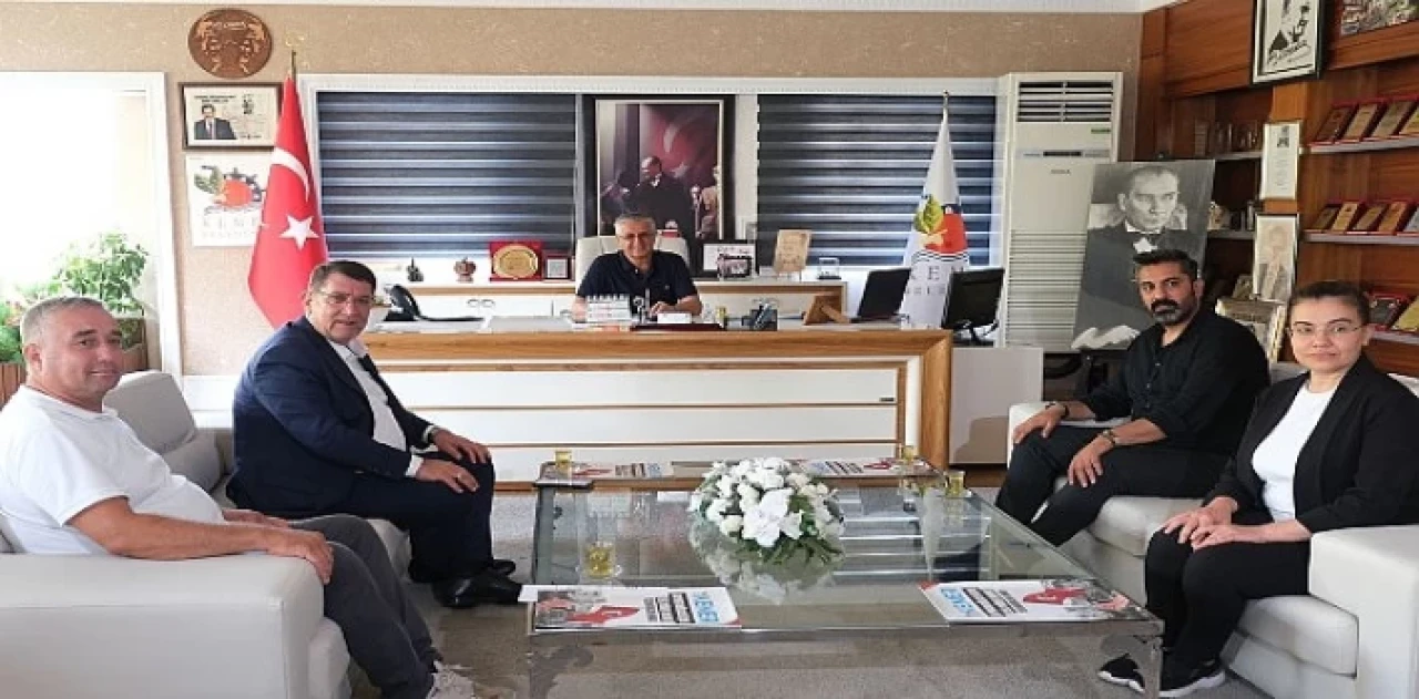 AESOB Başkanı Dere’den Başkan Topaloğlu’na ziyaret