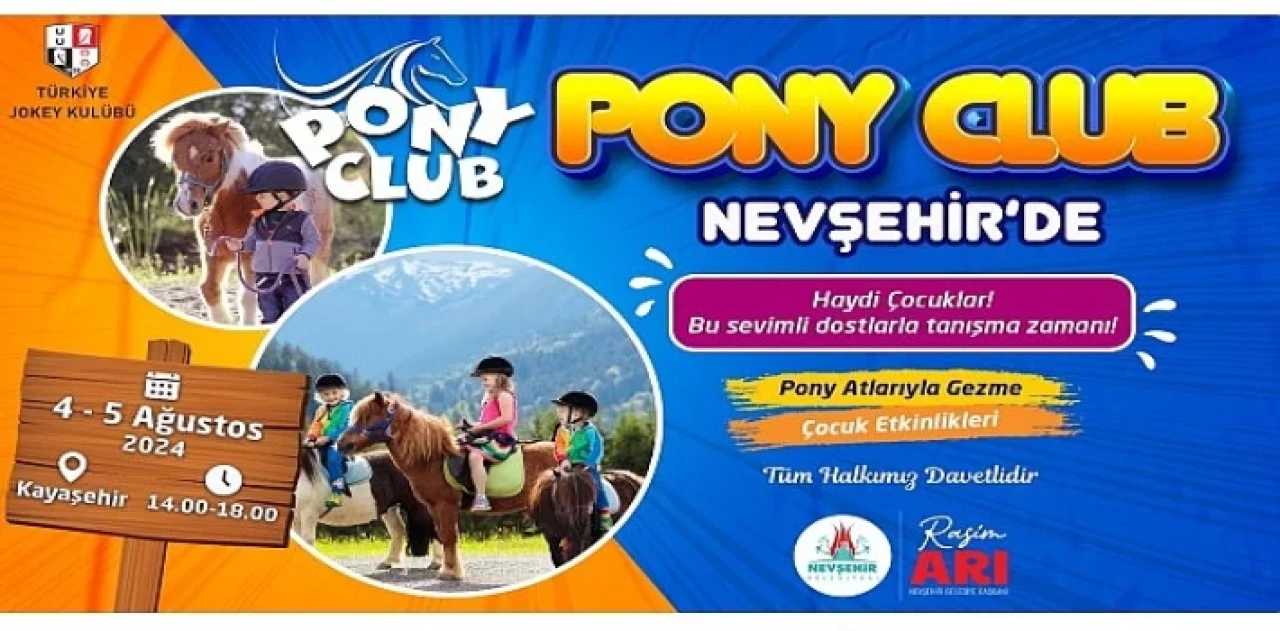 Çocuklar Kayaşehir’de 'Pony’ Atlarına Binecek