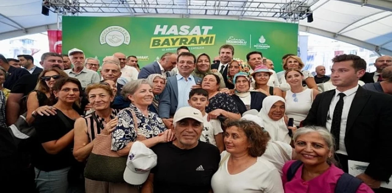 İBB Başkanı Ekrem İmamoğlu, Çatalca’da düzenlenen 'Hasat Bayramı’nda konuştu