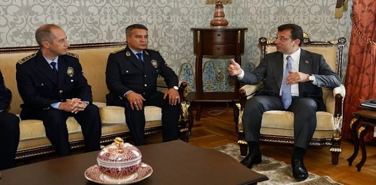 TBB ve İBB Başkanı Ekrem İmamoğlu, 198. kuruluş yıldönümü ve 1-7 Eylül 'Zabıta Haftası’ kapsamında, teşkilat mensuplarını ağırladı