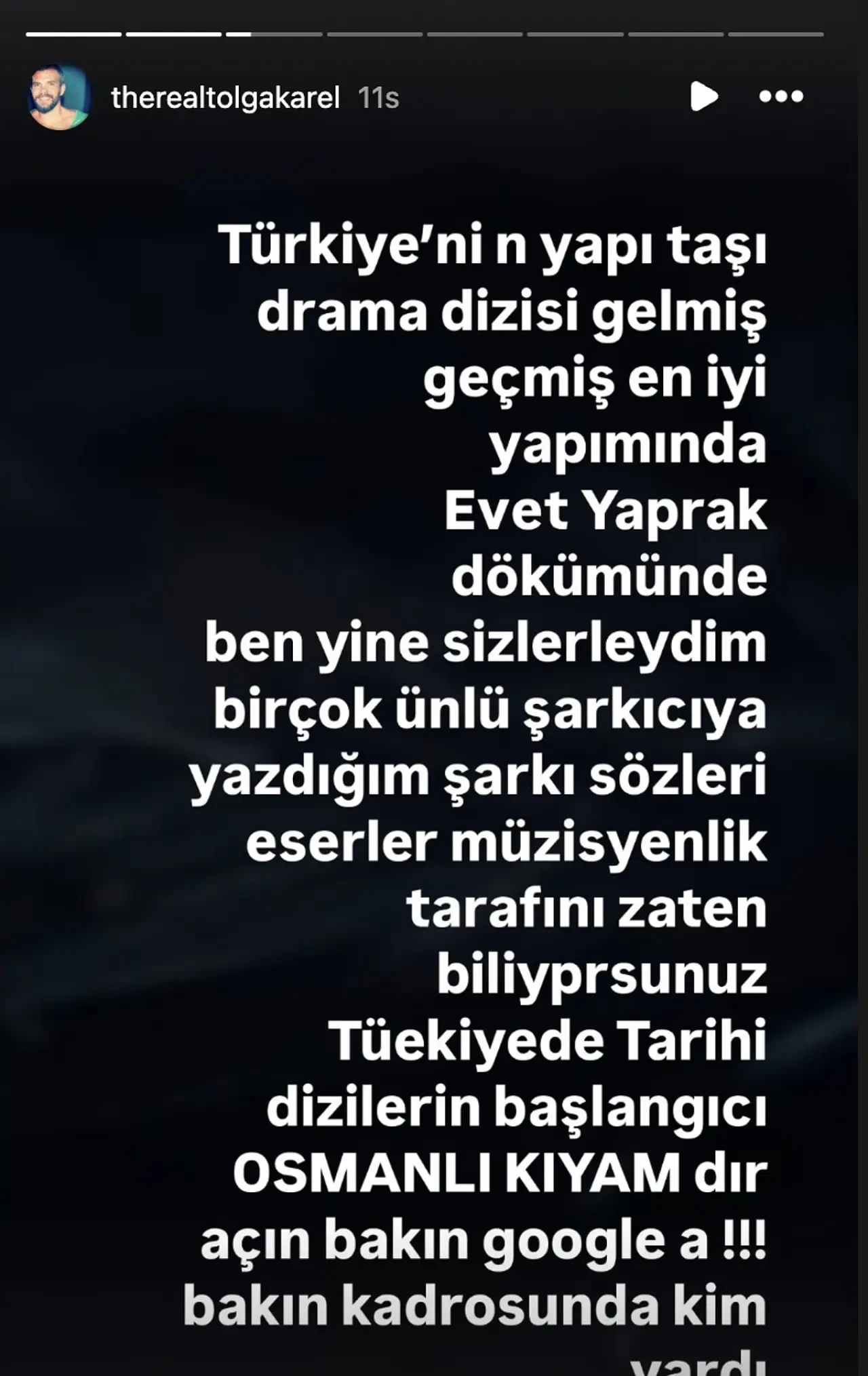 Yaprak Dökümü'nün Oğuz'u Tolga Karel sektöre veryansın etti 6