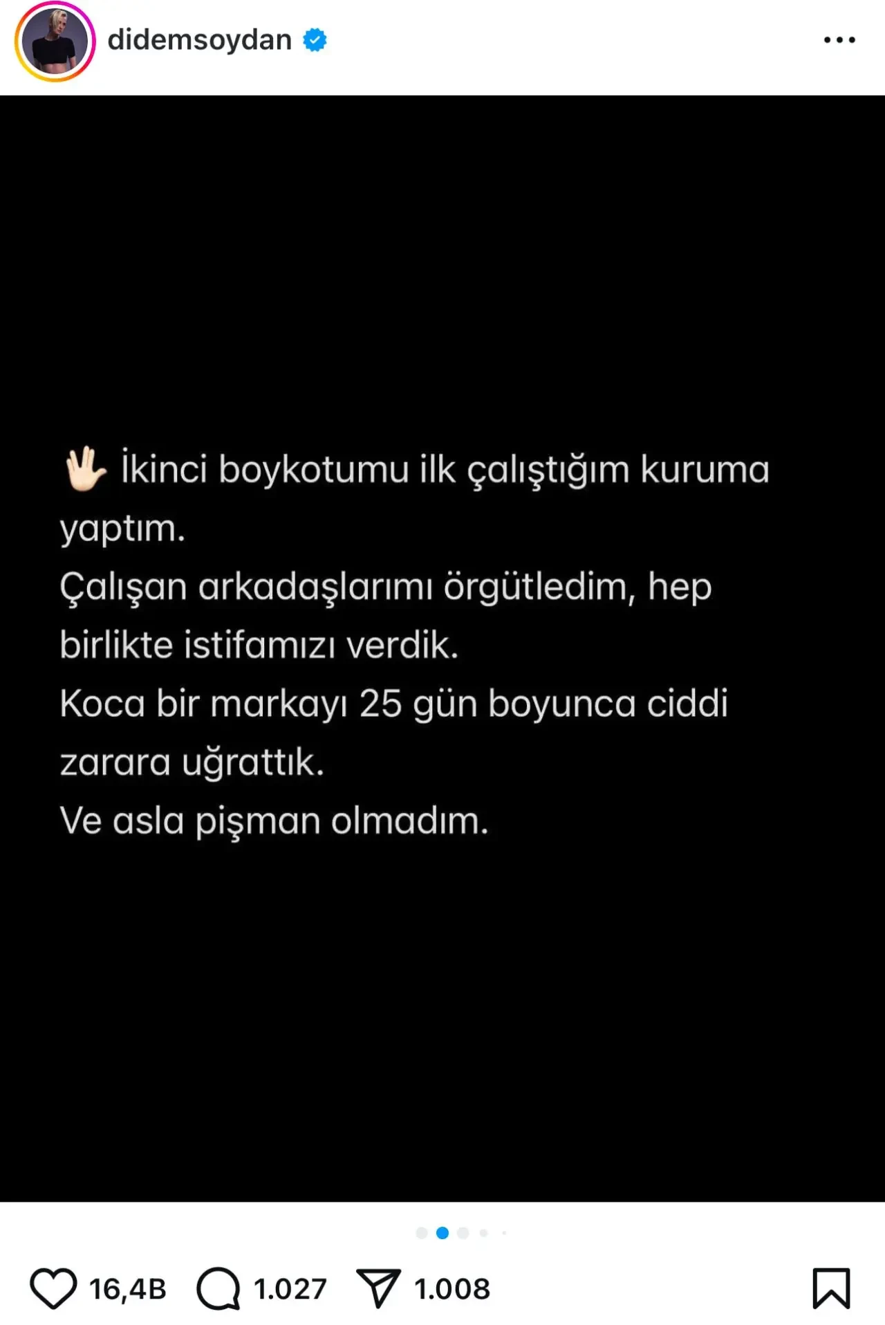 Didem Soydan yaşadıklarını anlattı: Şimdi sıra bizim boykotumuzda 2