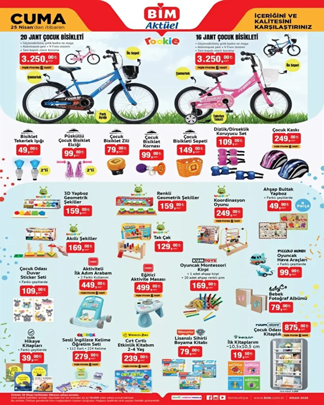 BİM 25 Nisan 2025 Kataloğu: Bir Çok Ürün İndirime Giriyor! 1