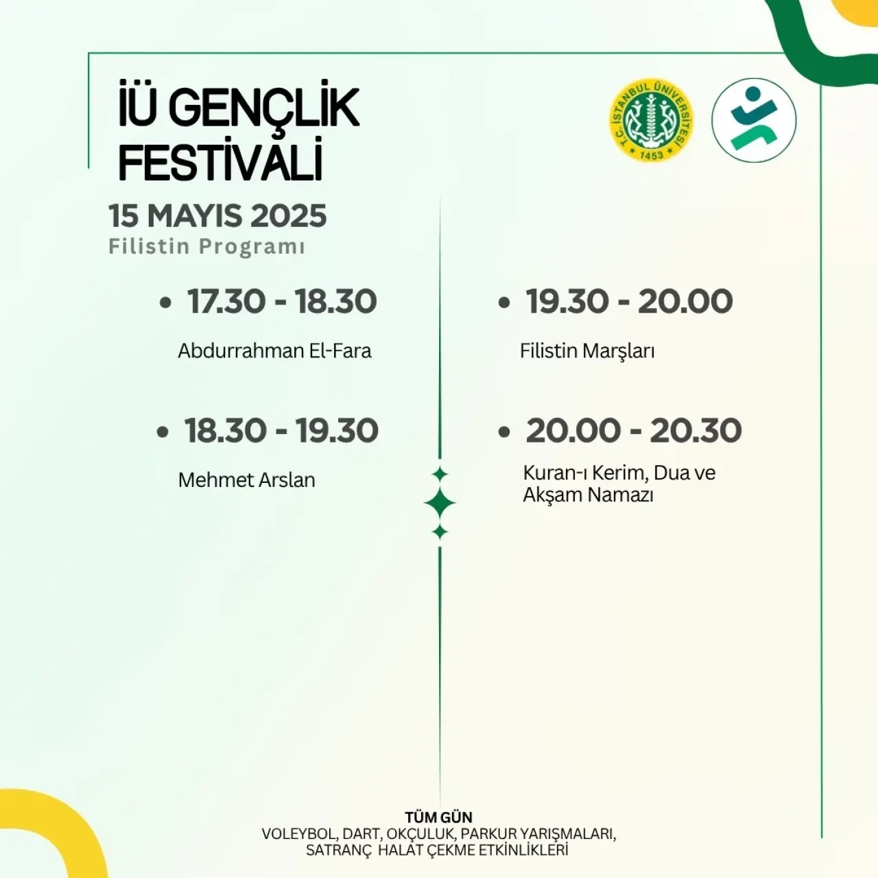 İstanbul Üniversitesi Gençlik Festivali mi, Filistin Festivali mi? 5
