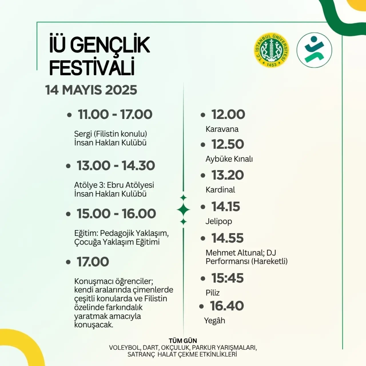 İstanbul Üniversitesi Gençlik Festivali mi, Filistin Festivali mi? 4