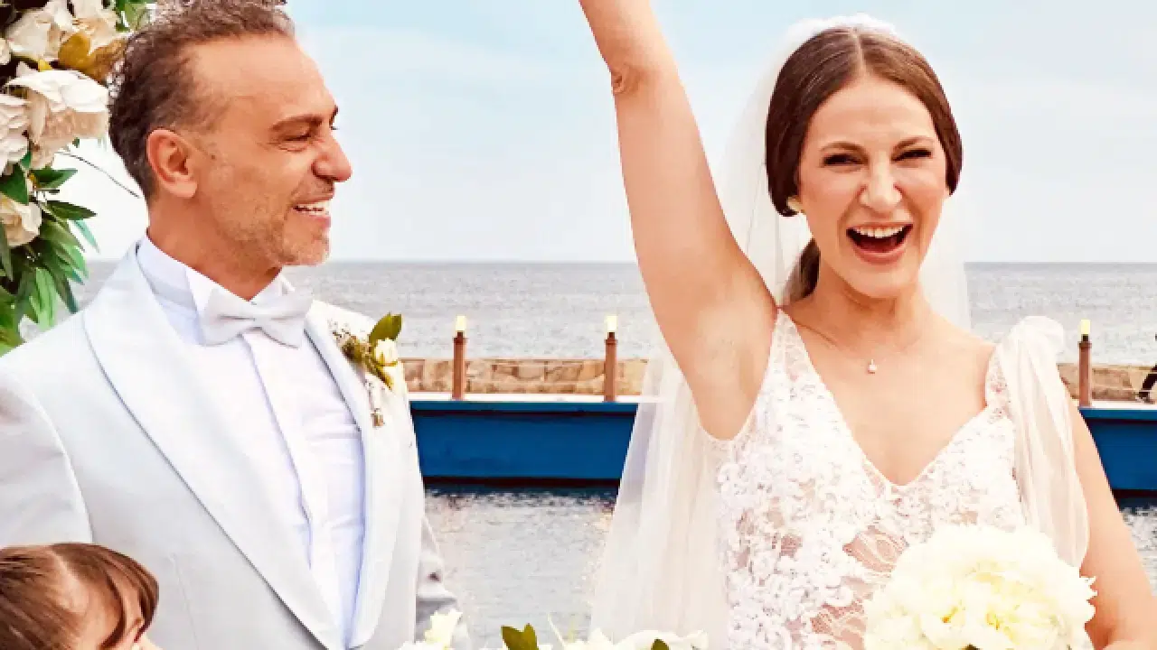 Ece Dizdar ve Serdar Orçin evlendi 1