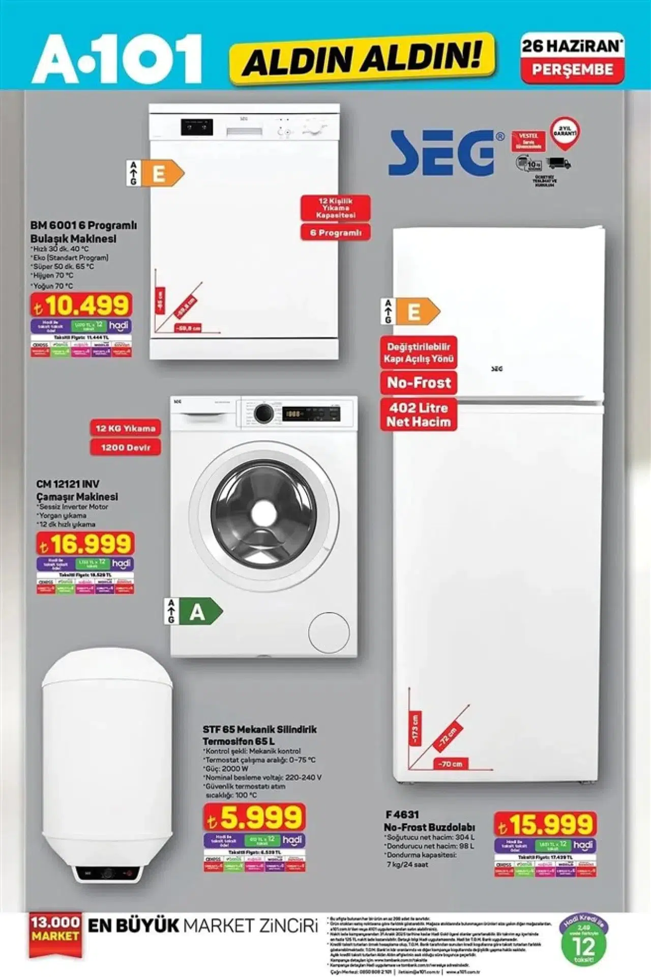 A101'de 26 Haziran Perşembe Günü Termosifon Satışa Sunuluyor! (A101 26 HAZİRAN AKTÜEL ÜRÜNLER KATALOĞU) 1