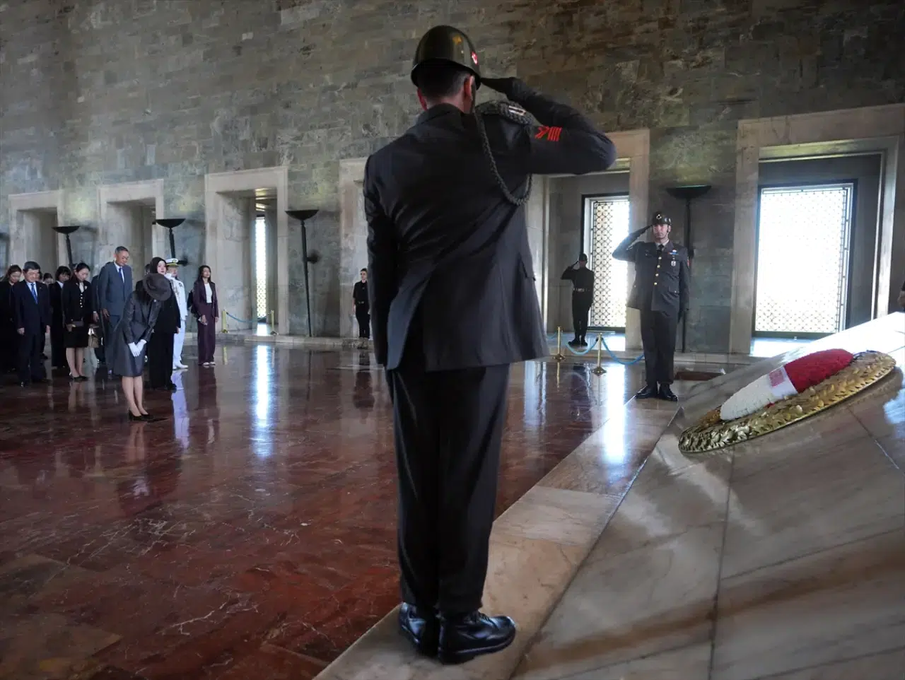 Japonya Prensesi Akiko Mikasa Anıtkabir’i ziyaret etti 17