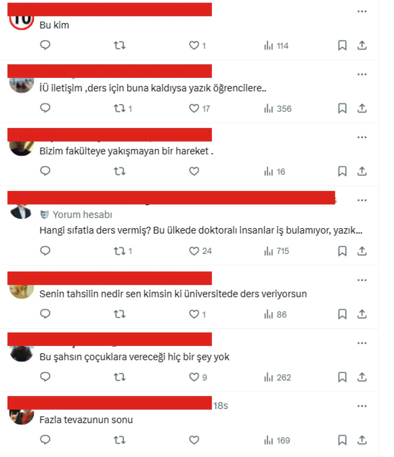 İstanbul Üniversitesi İletişim Fakültesi’nde açılış dersi veren Fulya Öztürk’e tepkiler çığ gibi: “Muhtemelen ayaklar nasıl baş olur dersini işliyor” 8