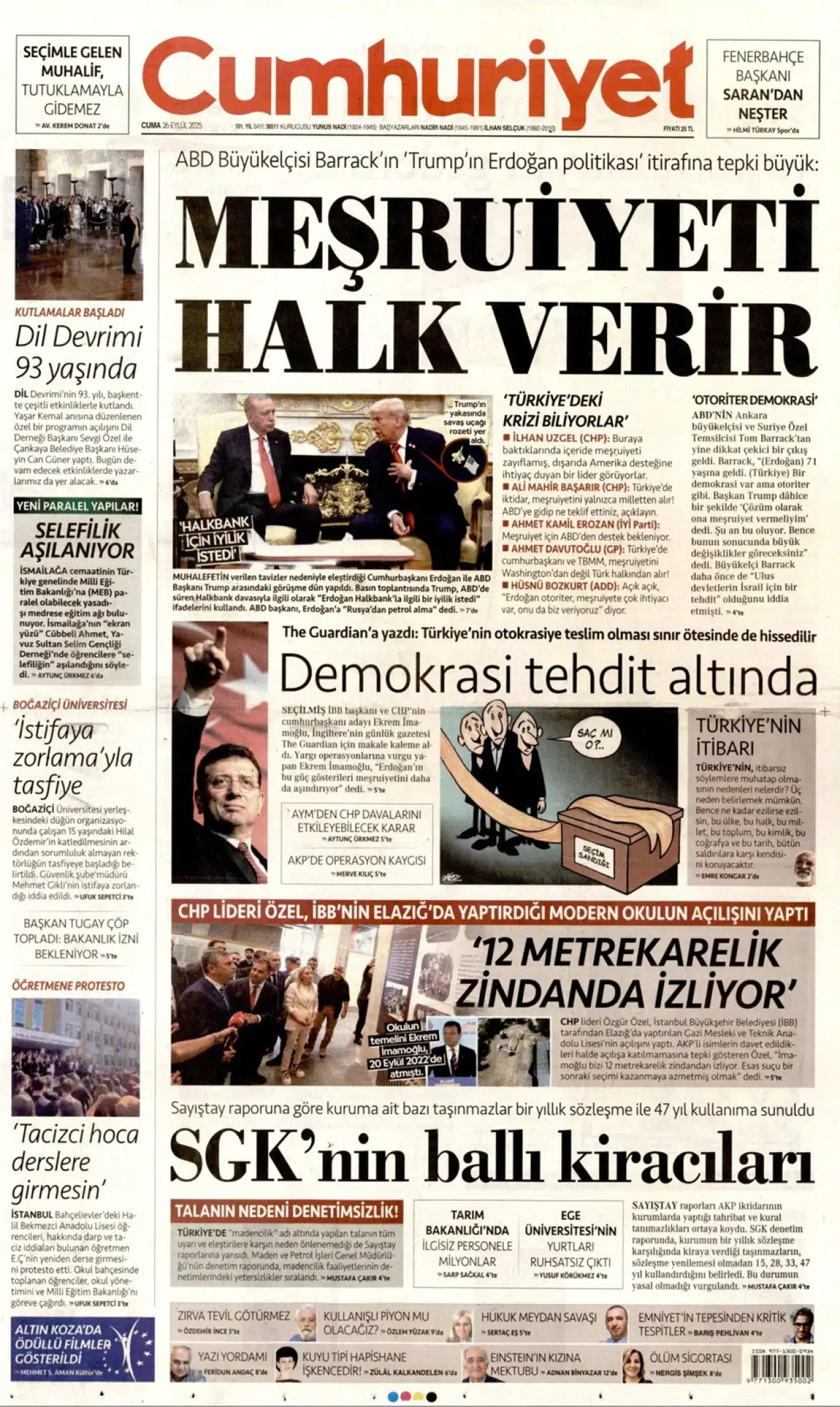 Erdoğan - Trump görüşmesi gazete manşetlerinde nasıl yer aldı? 2