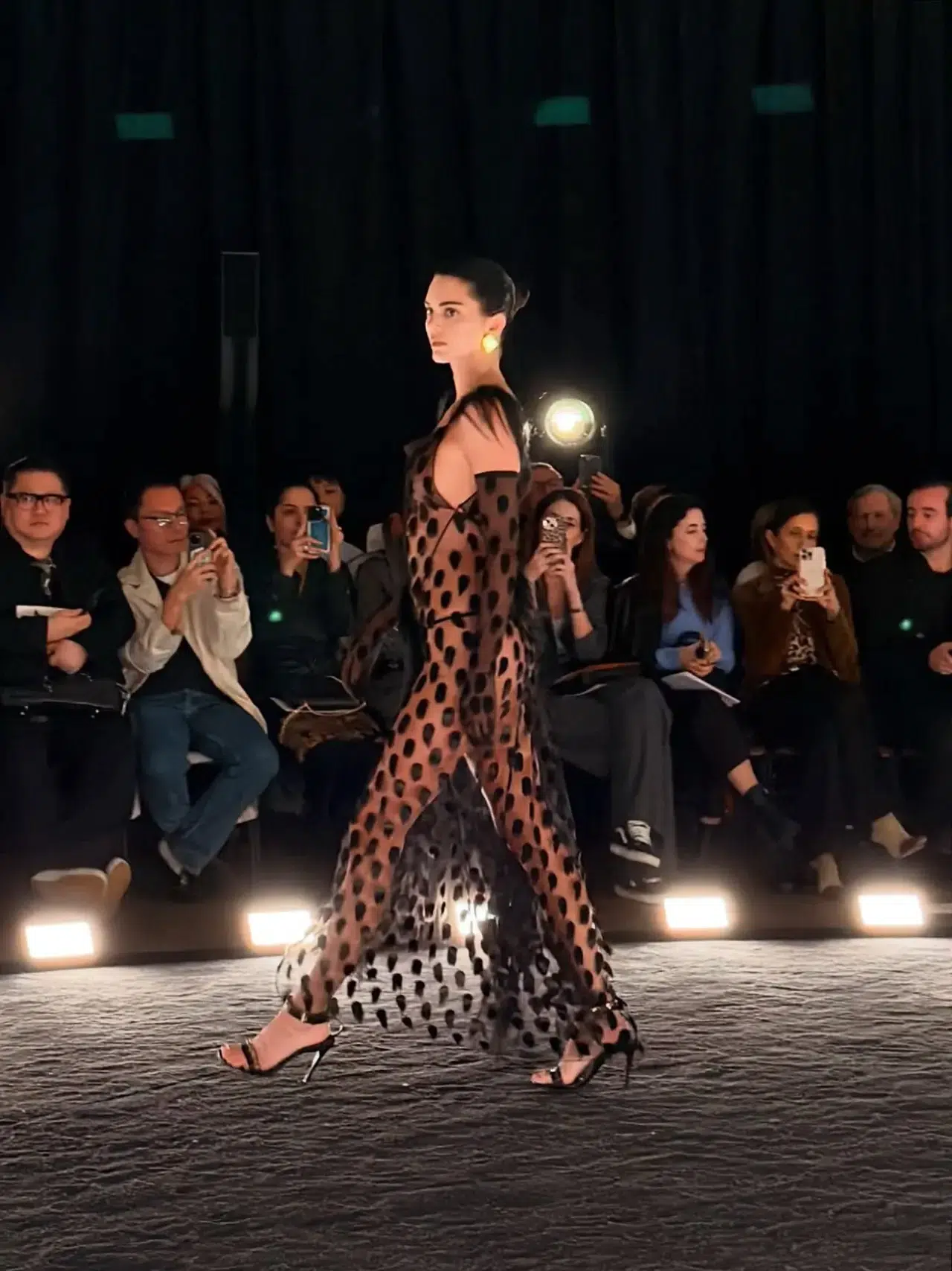 Kendall Jenner, Paris Moda Haftası’nda transparan elbisesiyle büyüledi 4