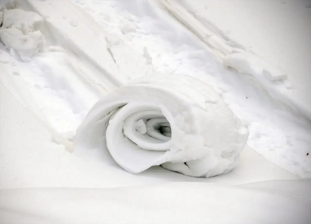 Ilgaz Dağı'nda nadir doğa olayı: Kar ruloları hayran bıraktı 5