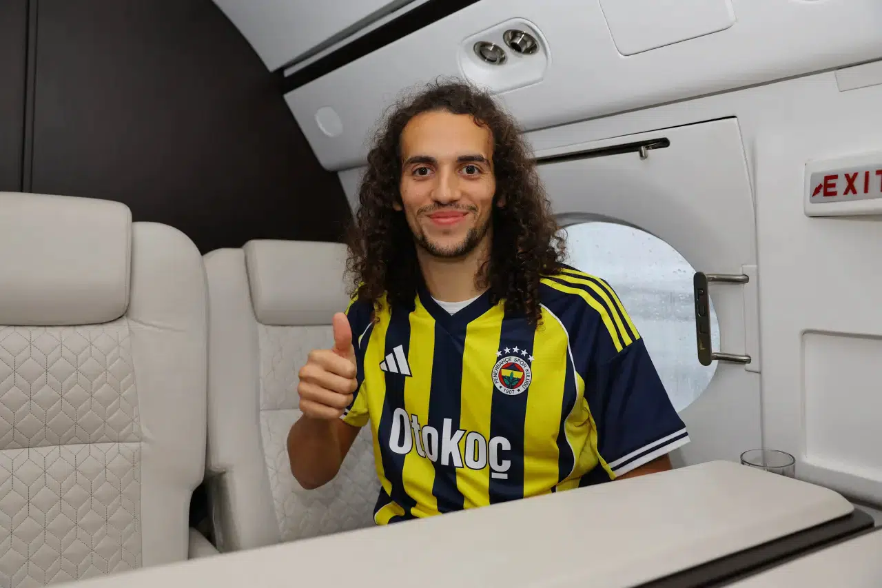 Fenerbahçe'nin yeni transferi Matteo Guendouzi İstanbul'a geldi 2