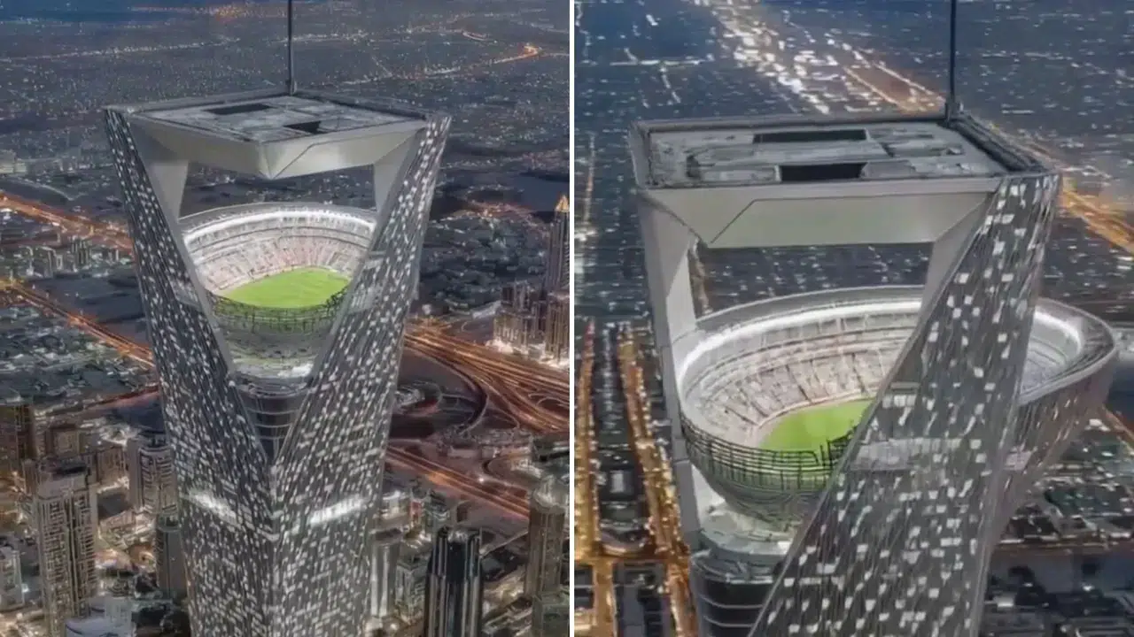 Suudi Arabistan, 2034 Dünya Kupası için 350 metre yüksekte gökyüzü stadyumu inşa ediyor