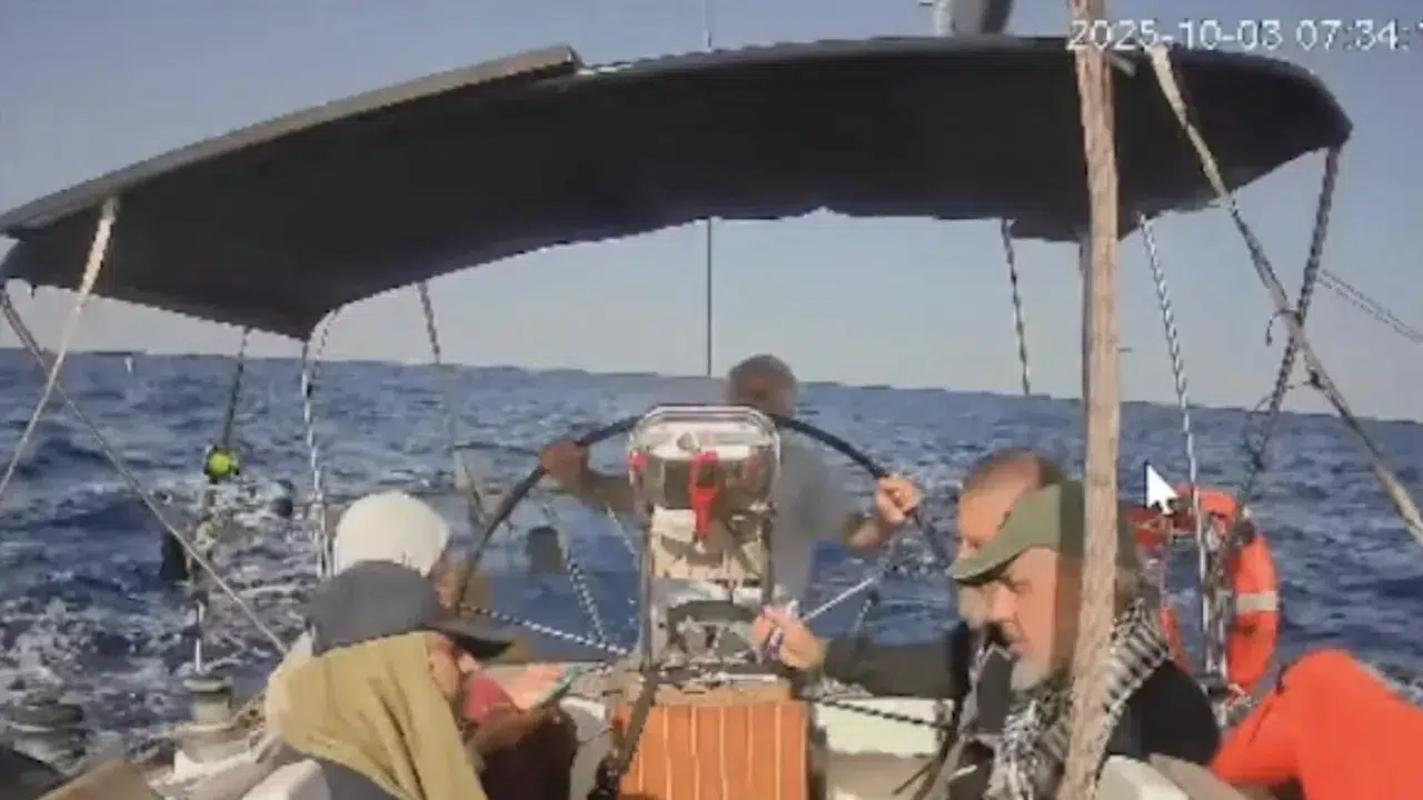 Sumud Filosu'nun son gemisi Marinette'ye İsrail müdahalesi