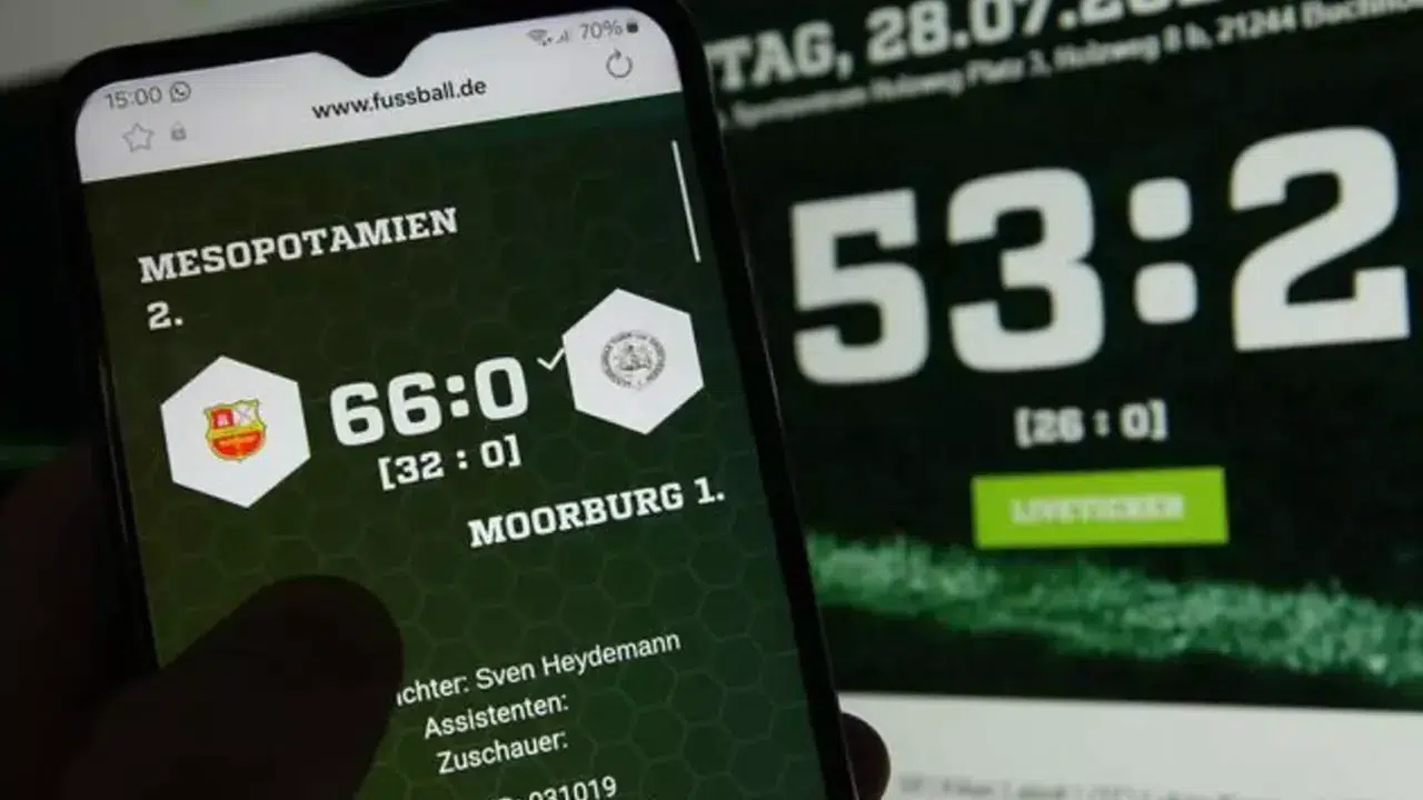 Hamburg’da tarihi skor: Mesopotamien 2, Moorburg’u 66-0 yendi! Türk stoper 17 gol attı