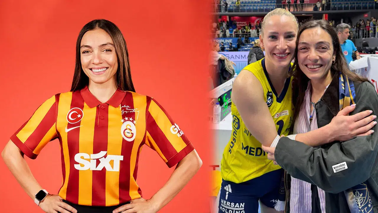 Aşk takım değiştirtti: Merve Dizdar Galatasaray formasını çıkardı, Fenerbahçe tribününe geçti!