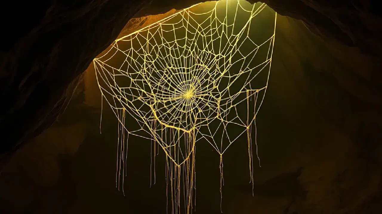 Mağaranın derinliklerinde tarihi keşif: Binlerce örümcek dev bir ağ ördü