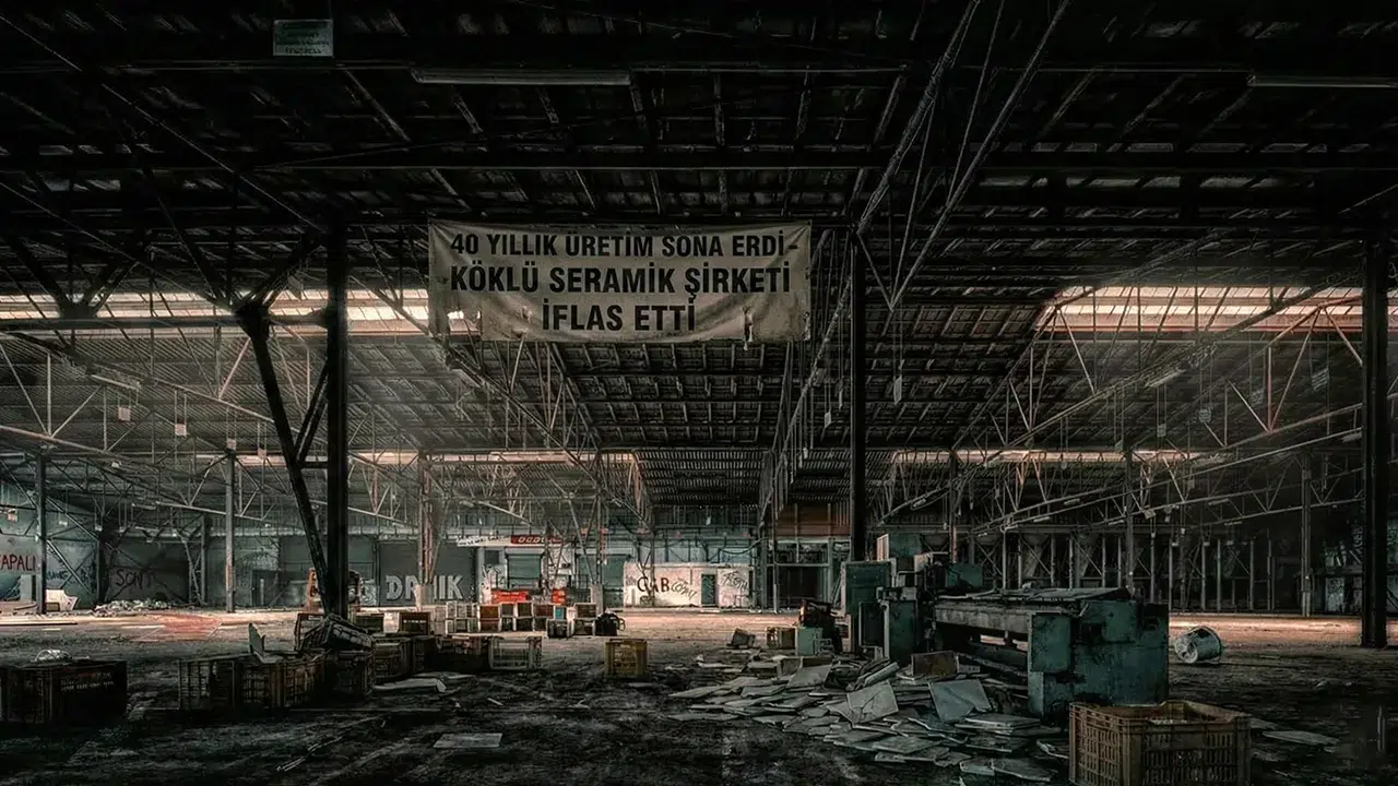 40 yıldır üretim yapan Türkiye'nin köklü seramik şirketi iflas etti