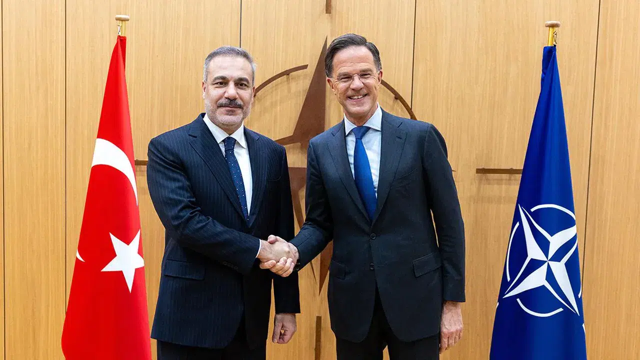Bakan Fidan, NATO Genel Sekreteri Rutte ile Brüksel’de bir araya geldi