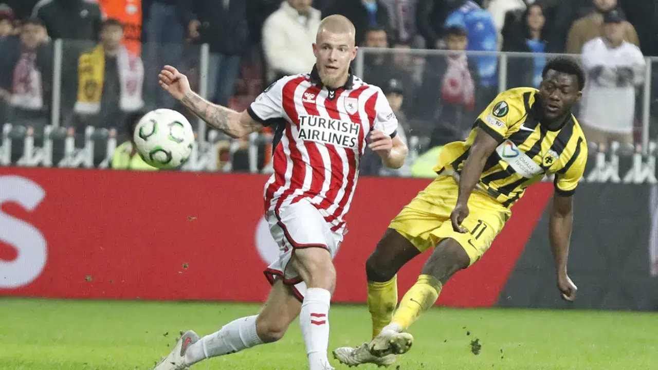 Samsunspor Konferans Ligi'nde AEK’ye 2-1 yenildi