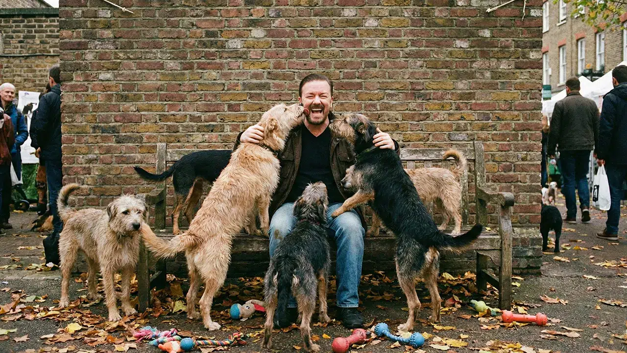Ricky Gervais'ten 22 hayvan derneğine rekor bağış!