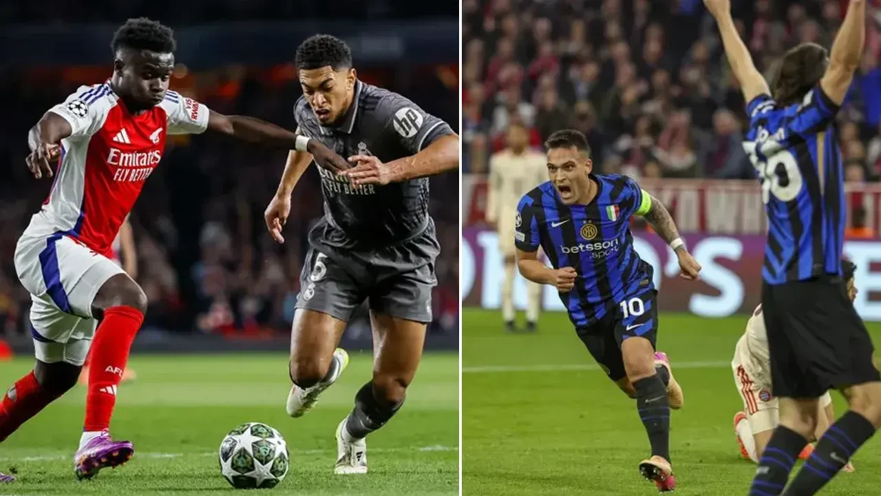 Şampiyonlar Ligi'nde gecenin sonuçları: Arsenal’den Real Madrid’e tarihi fark!