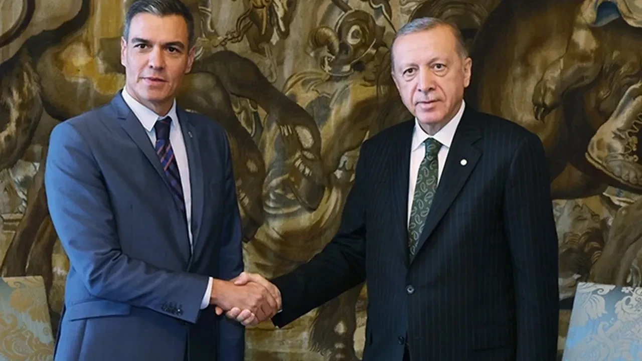 Cumhurbaşkanı Erdoğan, İspanya Başbakanı Sanchez’i Dolmabahçe’de ağırladı