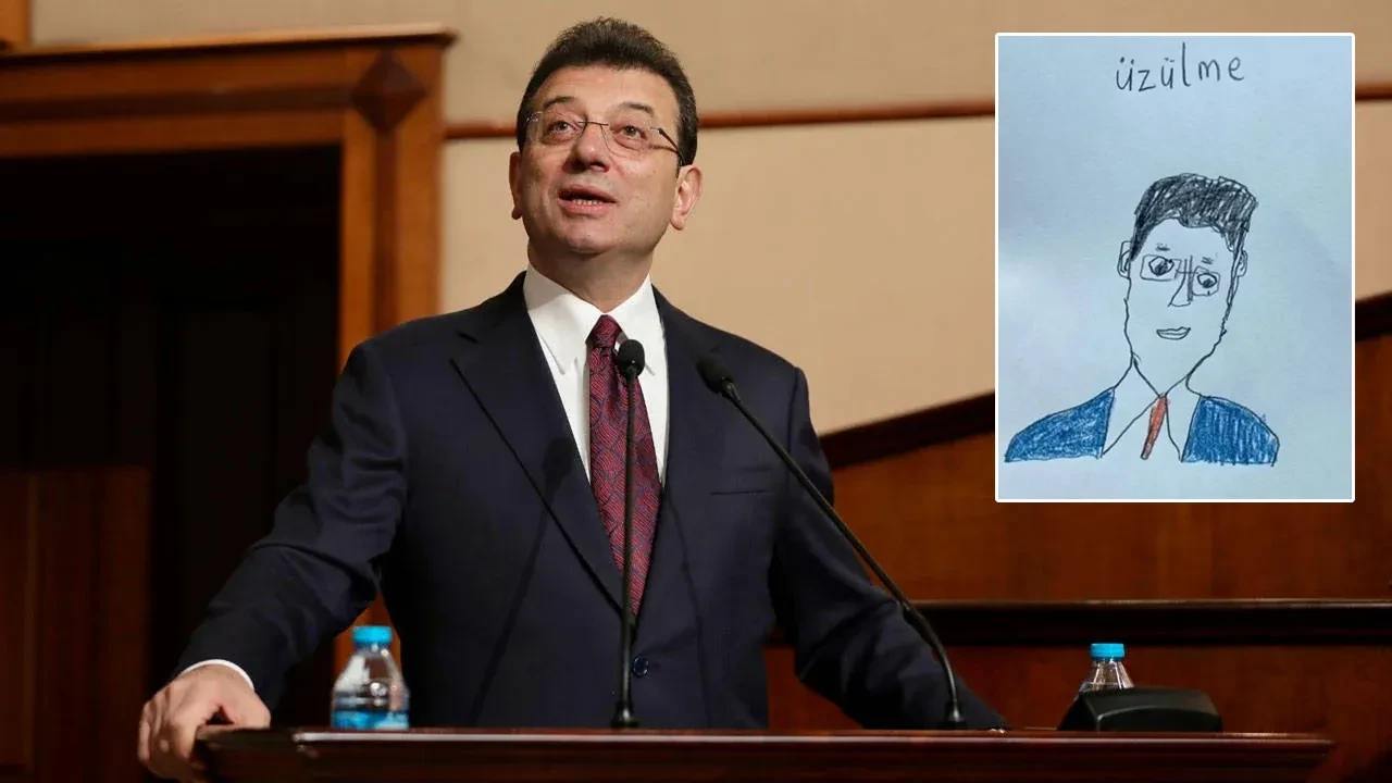 Çocuklardan tutuklu İBB Başkanı Ekrem İmamoğlu’na mektuplar: “Üzülme” sergisi açıldı