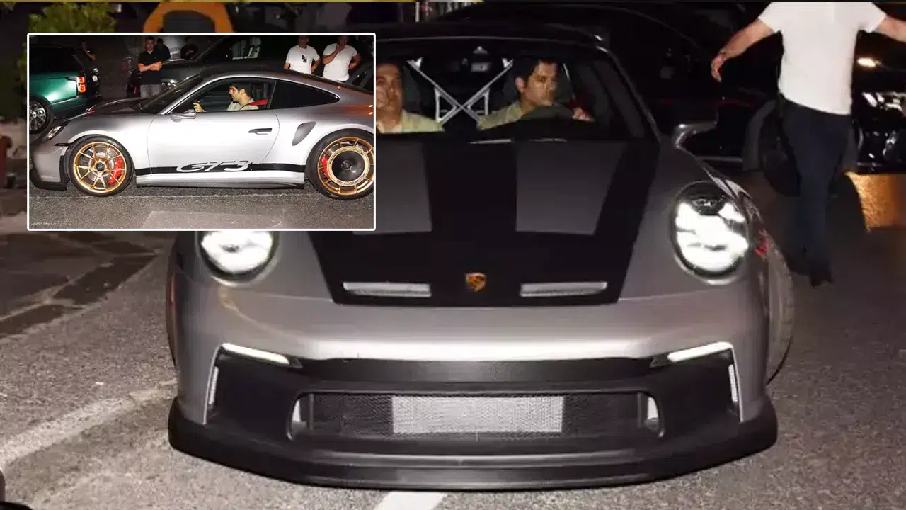Burak Özçivit yeni 35 milyonluk Porsche GT3'üyle Bebek'te görüntülendi