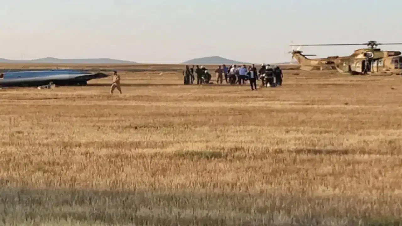 Konya'da tatbikat sırasında İHA düştü