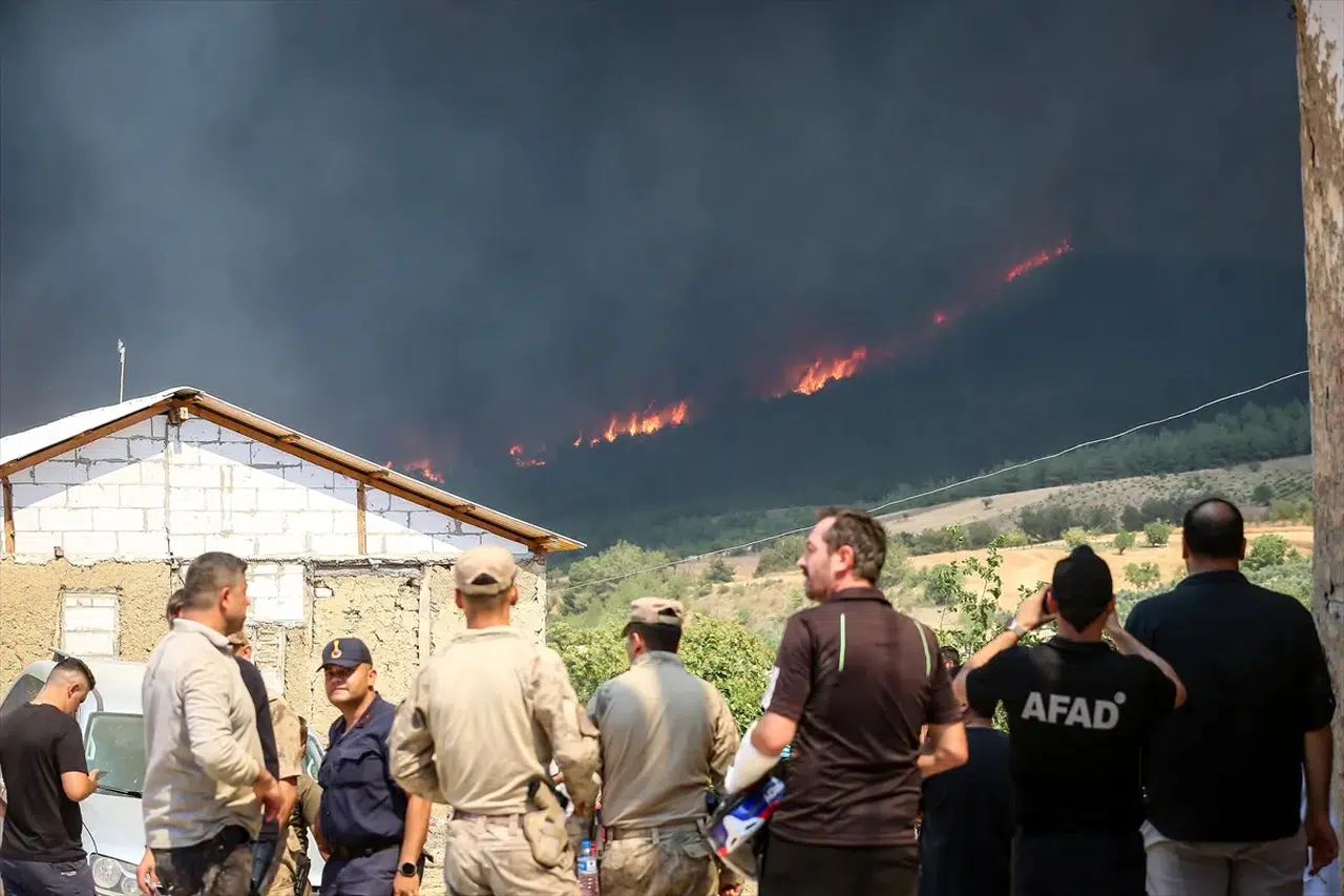 Sakarya'dan Bilecik’e sıçrayan orman yangını büyüyor: Selçik Köyü tahliye edildi
