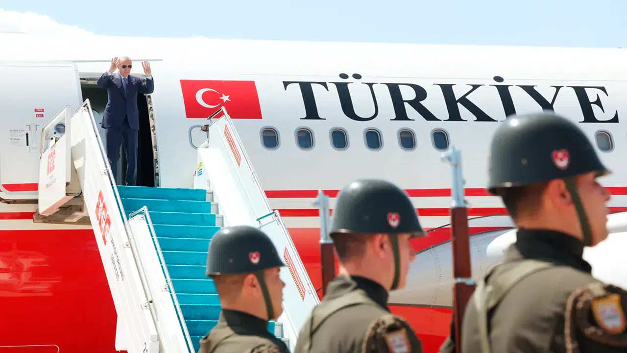 Cumhurbaşkanı Erdoğan, KKTC'ye gitti