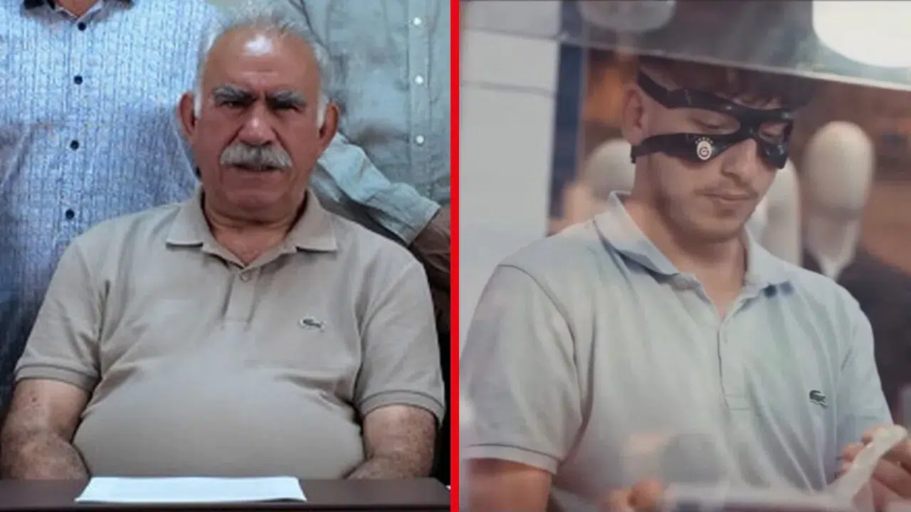 Galatasaray’ın Osimhen transferi videosunda terörist başı Öcalan’ın Lacoste tişörtü iddiası!